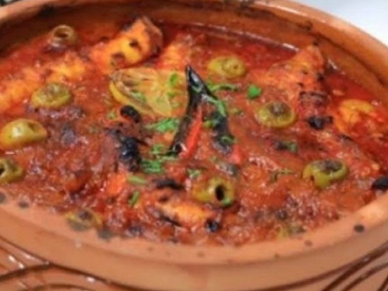 Fish Fillet With Tomato Sauce Casserole