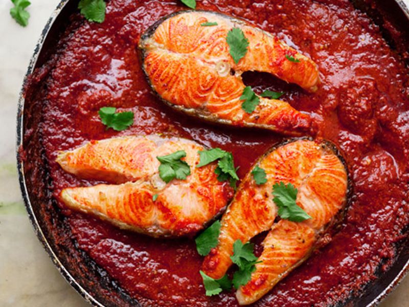 Fillet With Red Sauce Casserole