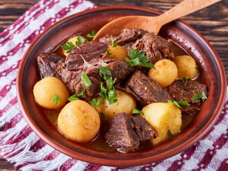 Veal Cubes Casserole
