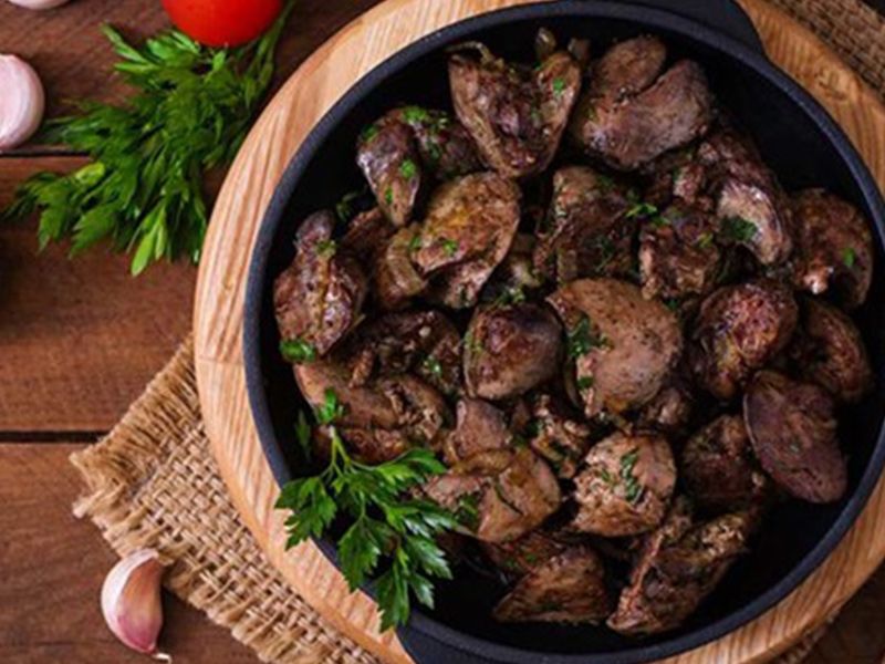 Liver With Giblets Casserole