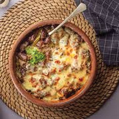 Mozzarella Liver Casserole