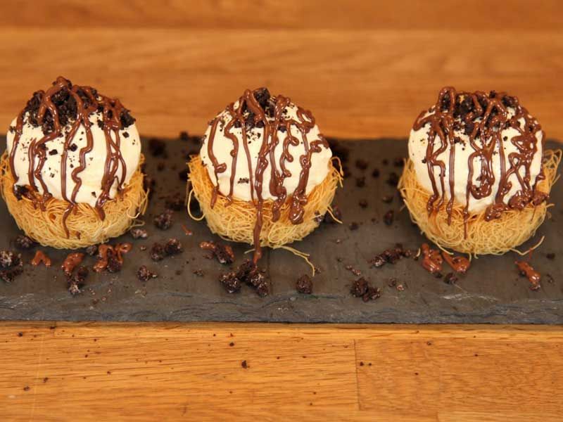 Chocolate With Ice Cream Casserole
