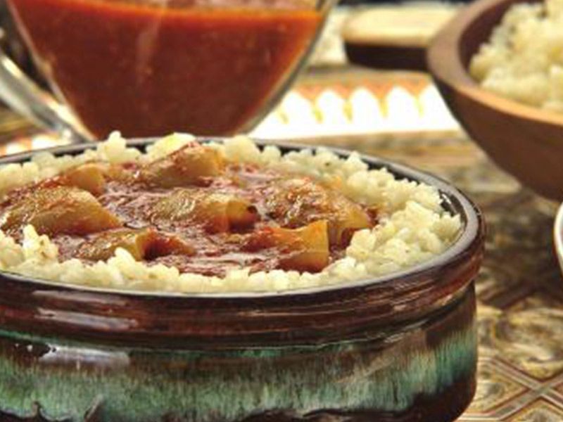 Knuckles With Fatteh Casserole
