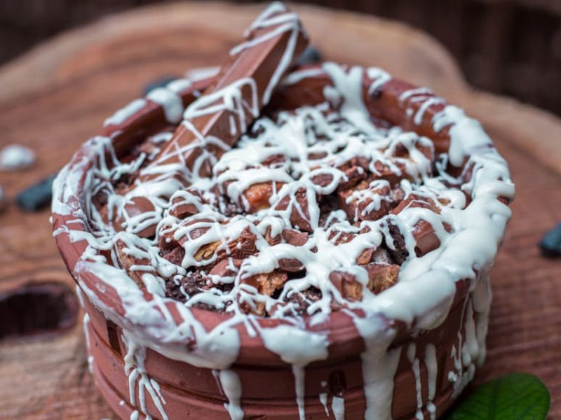 Kitkat Chocolate Casserole