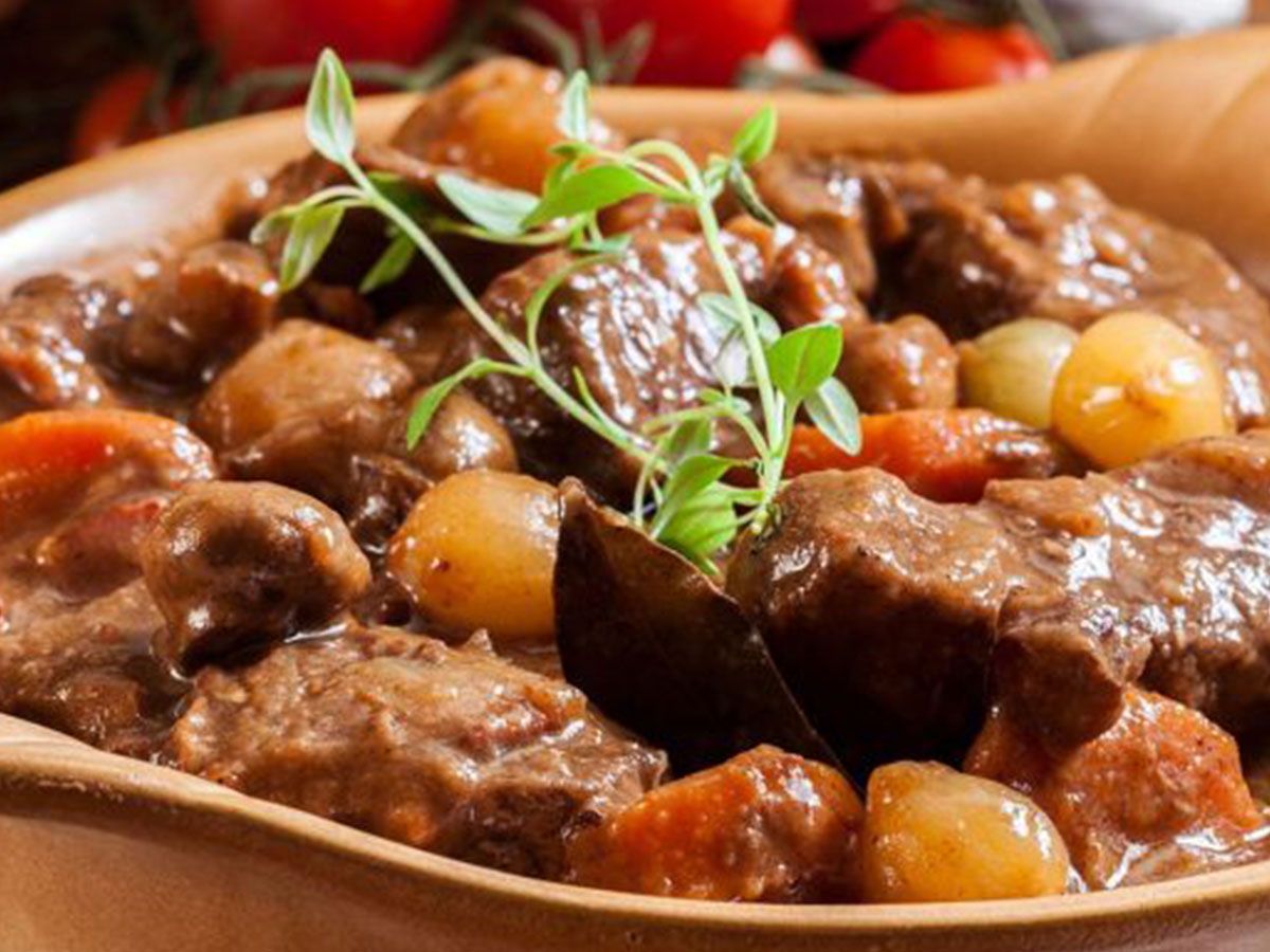 meat with vegetable casserole