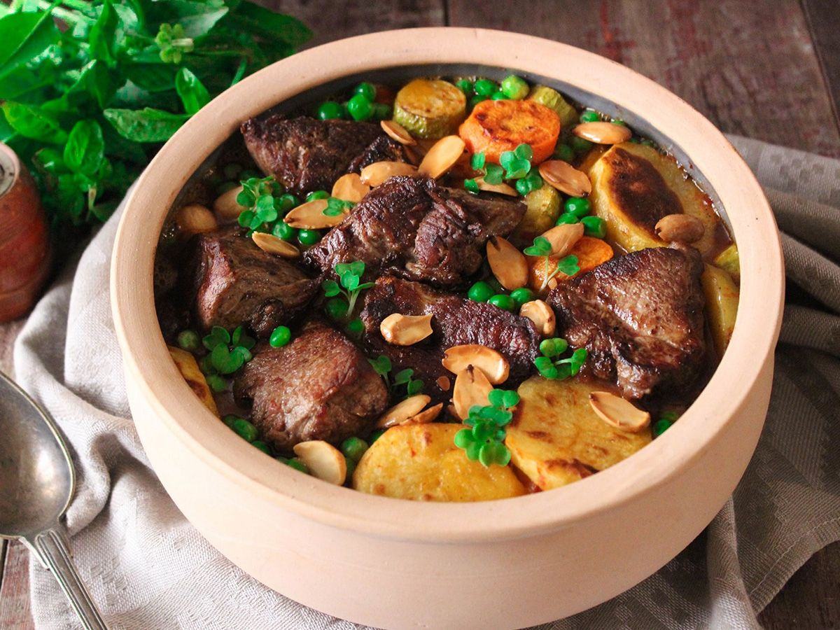 Meat casserole with vegetables