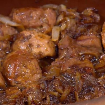 Meat Casserole With Onions