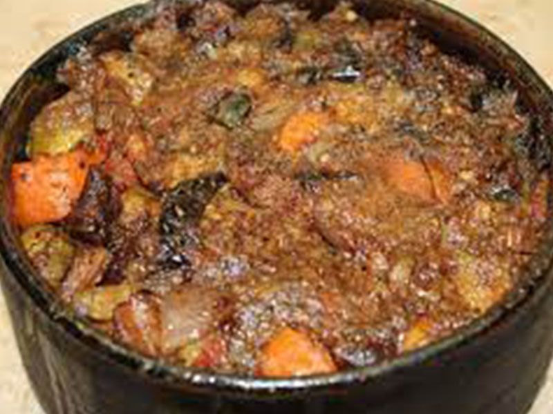 Meat With Onion Casserole