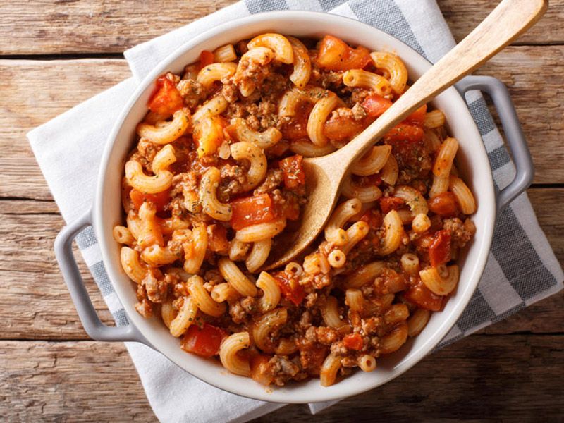 Pasta With Meat Casserole