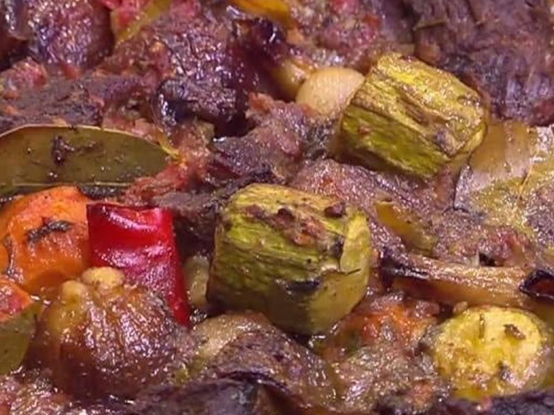 Meat With Onions Casserole