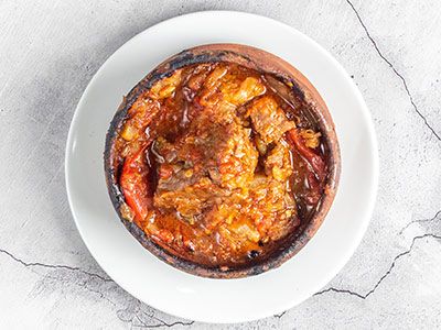 Onion with Meat Casserole