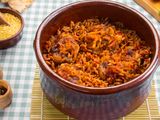Orzo With Oxtail Tajine