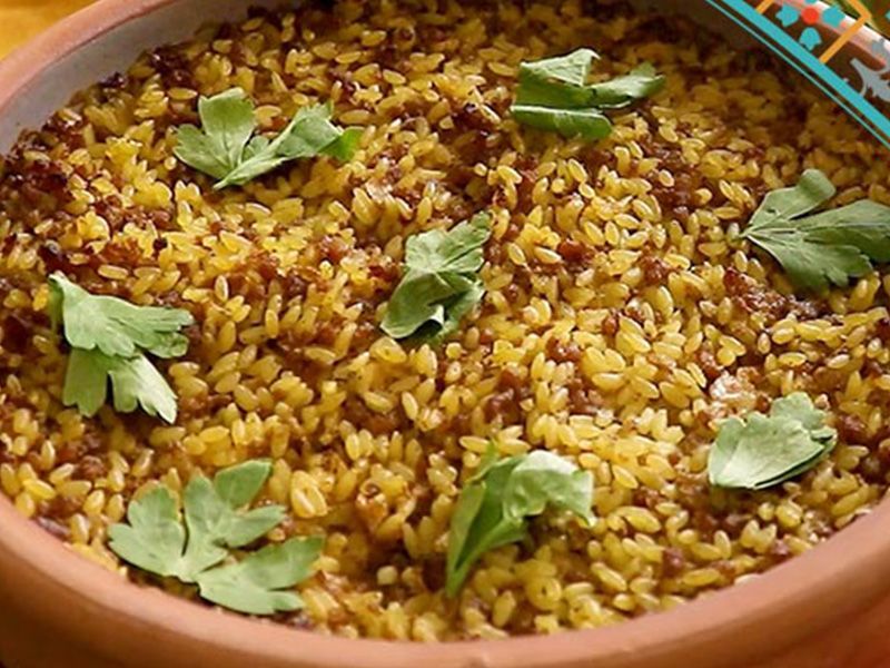 Orzo With meat Casserole