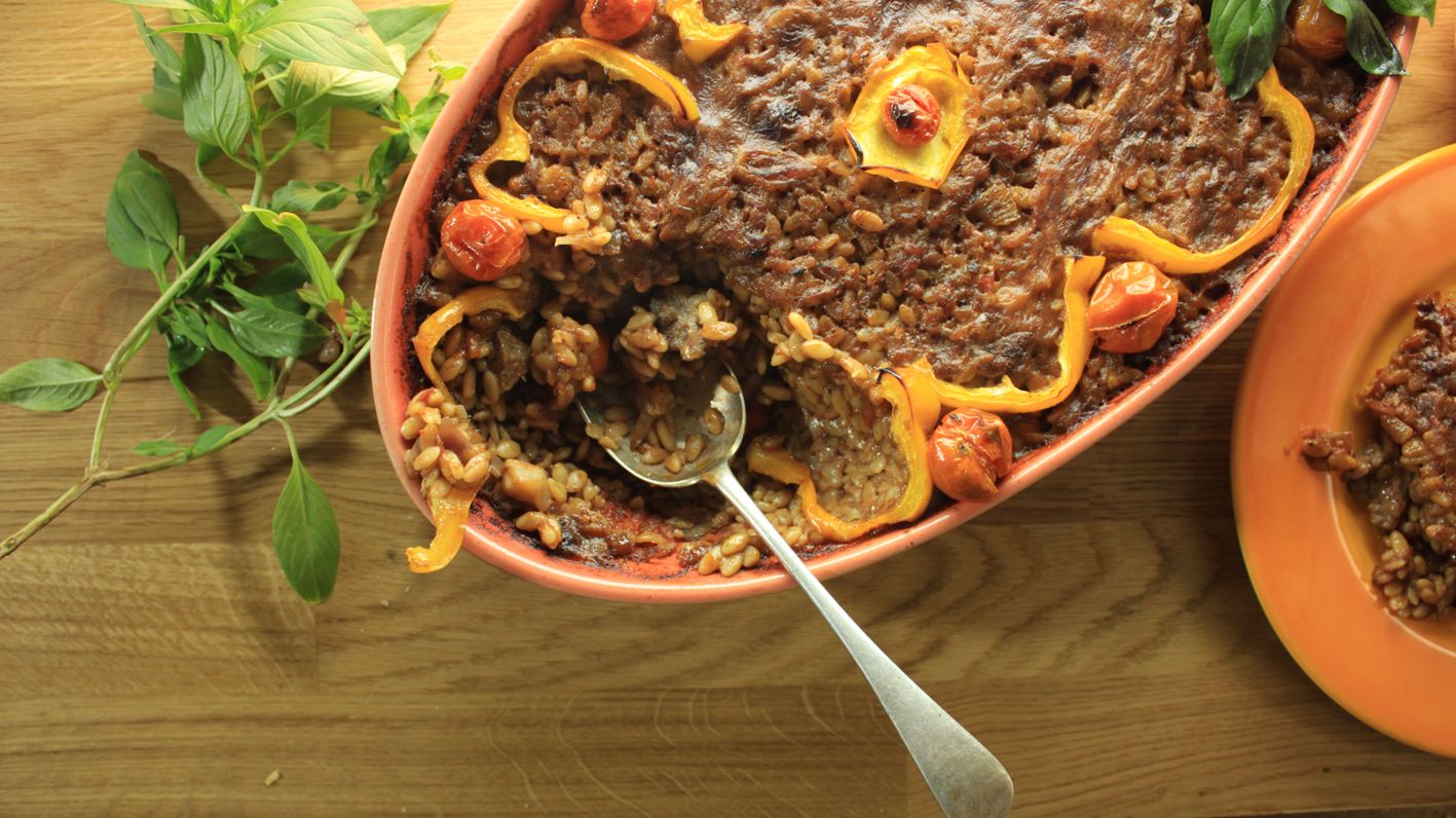 Orzo With Veal Casserole