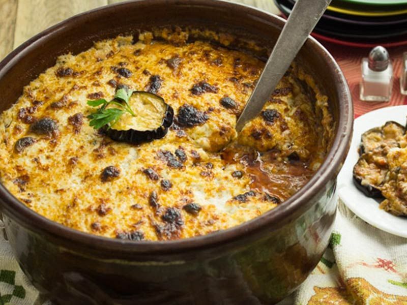 Mesakaa With Bechamel Casserole