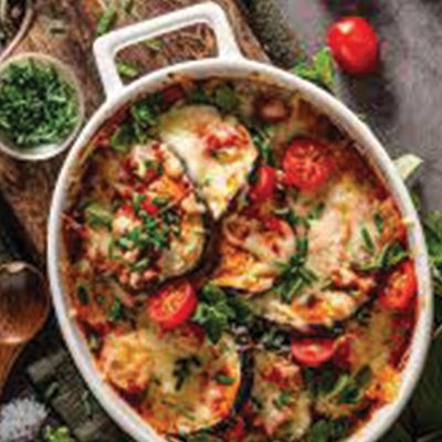 Mesakaa Casserole with Minced Meat