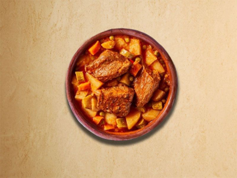 Mix Vegetables With Meat Casserole