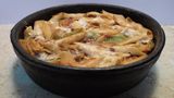 Large Casserole Oven Baked Pasta With Chicken Shawarma Meal