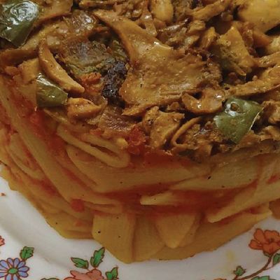 Plain sauce pasta