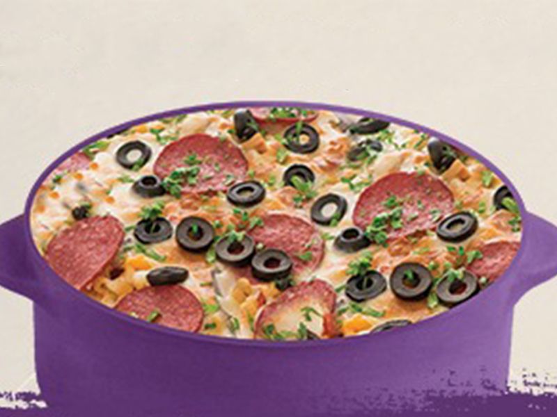 Minced Meat Pasta Pottery Casserole