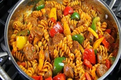 Pasta With Steak Shish Casserole