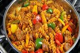 Pasta With Steak Shish Casserole
