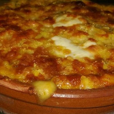 Seafood pasta casserole