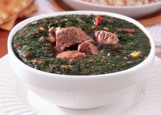 Molokhia With Meat Casserole