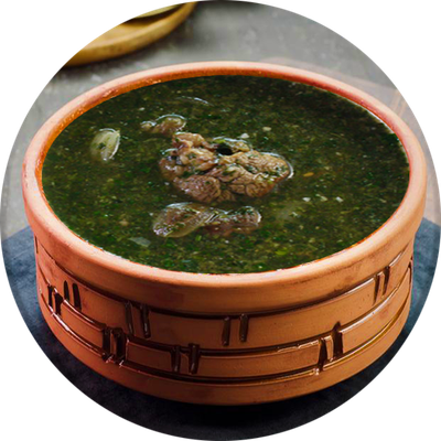 Molokhia With Meat Casserole
