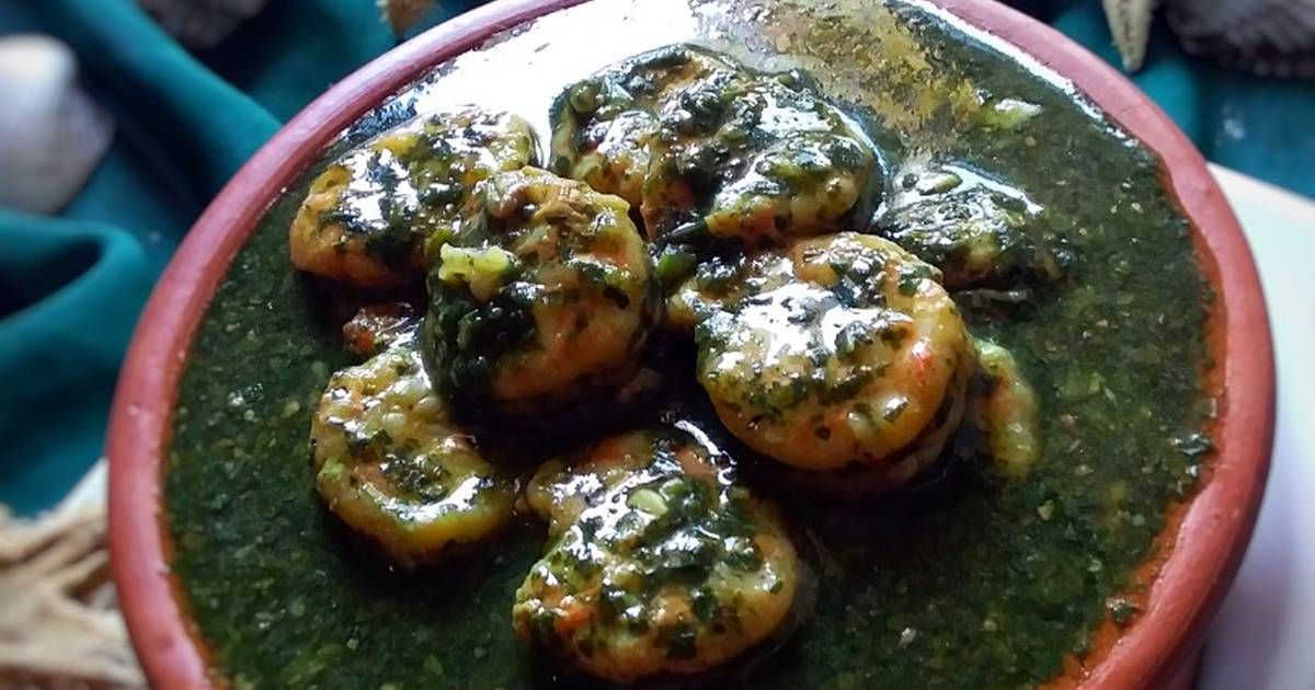 Molokhia With Shrimp Casserole