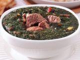 Molokhia With Lamb Meat Casserole