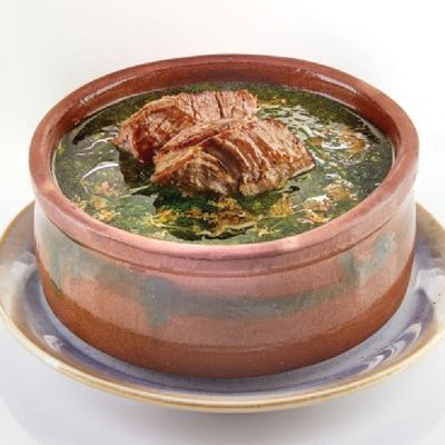 Molokhia Casserol with Meat