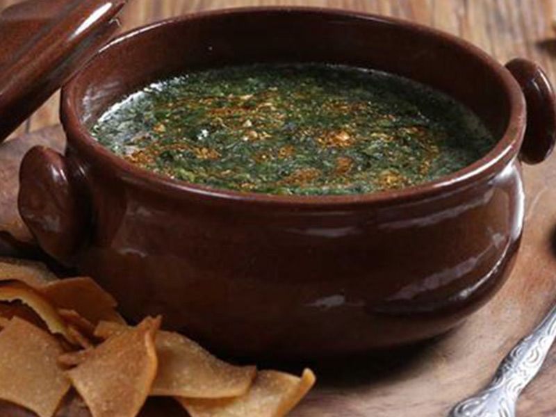 Molokhia With Meat Casserole