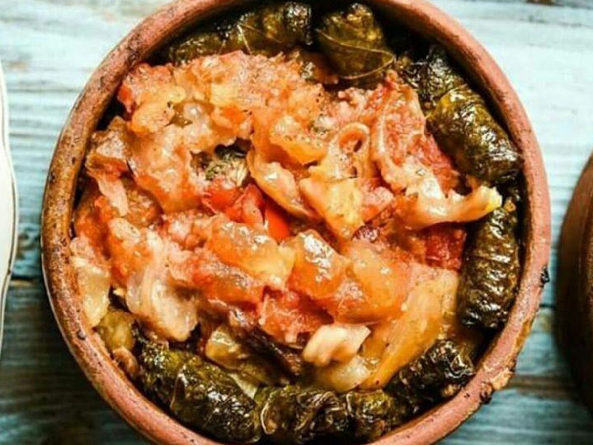 Grape Leaves with Kawarie Tagin