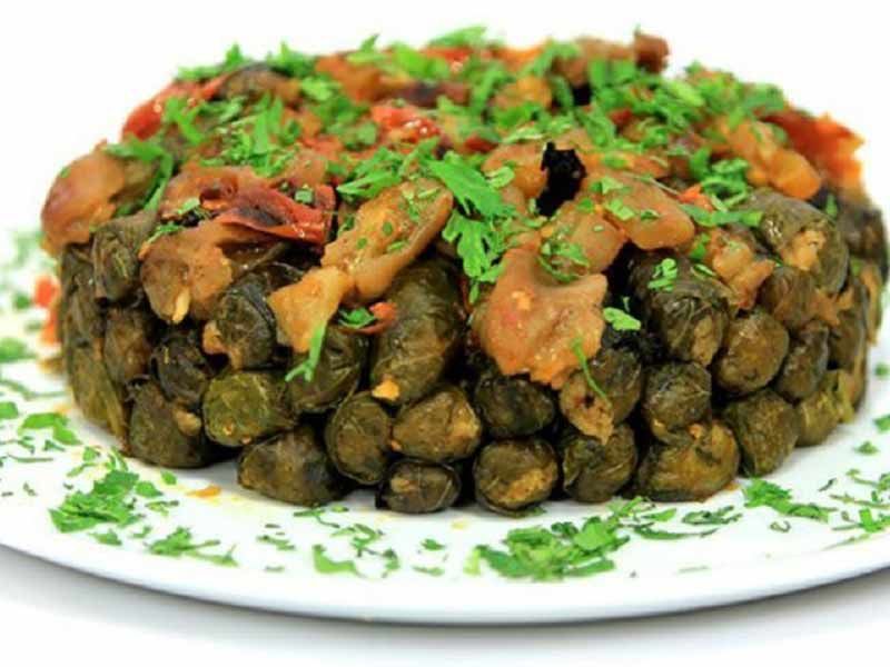 Vine Leaves With Knuckles Casserole
