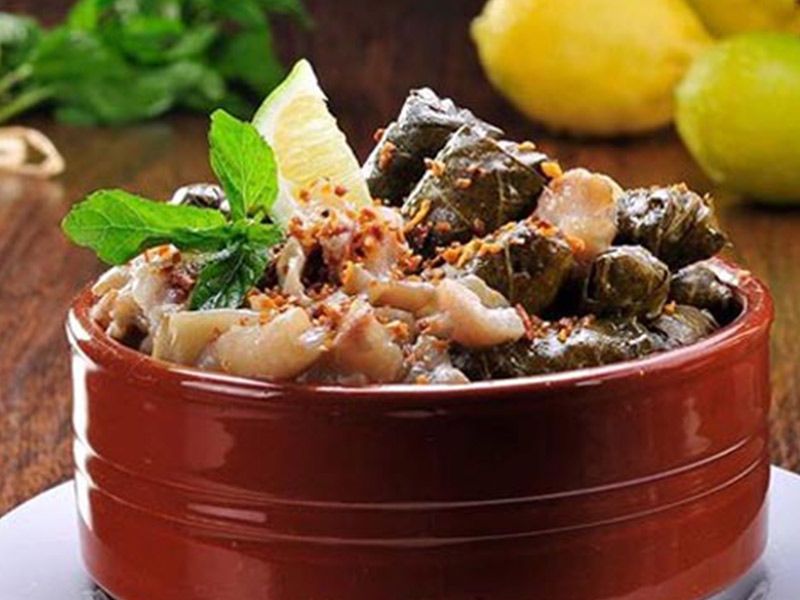 Vine Leaves With Knuckles Casserole