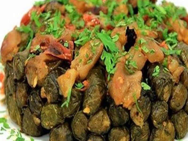 Vine Leaves With Knuckles And Soup Casserole