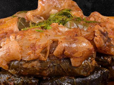 Vine Leaves With Knuckles Casserole