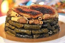 Vine Leaves With Knuckles Casserole