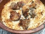 Rice With Veal Meat Casserole