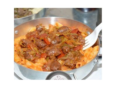 Oriental Sausage Pasta Pan