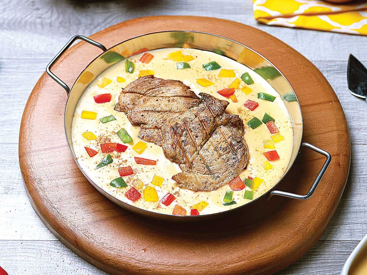 Grilled Chicken Pan