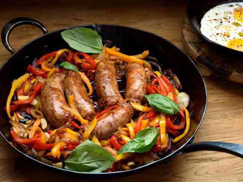 Khalta Oriental Sausage Pan