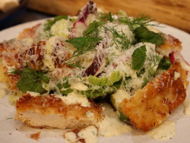 Crispy Chicken Ranch Pan
