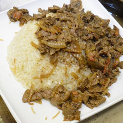 Rice with liver