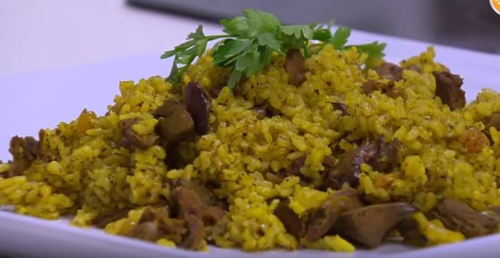 Basmati Rice With Liver And Giblets Platter