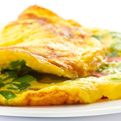 طبق أومليت صغير