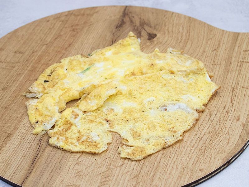 Cheese Omelette Plate