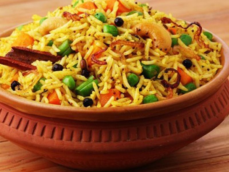 Biryani rice dish