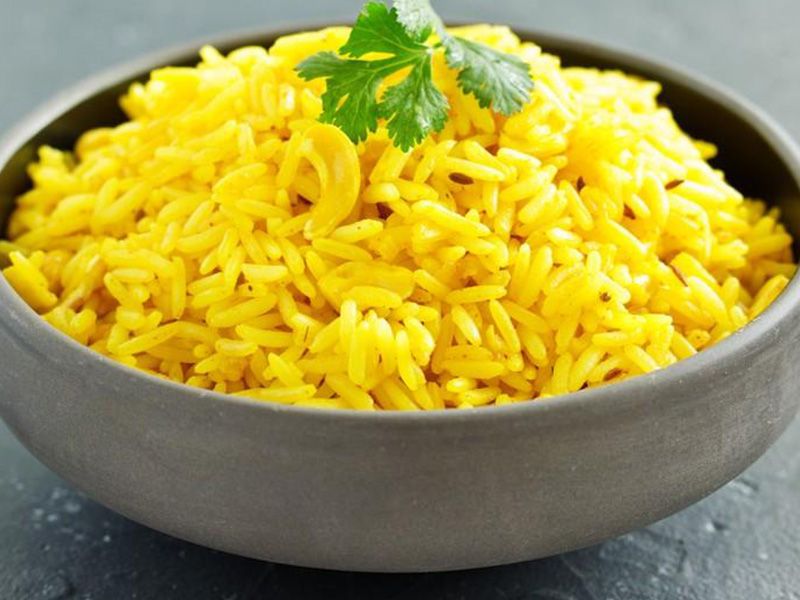 Basmati rice platter